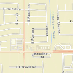 Suntree Arizona Street Map