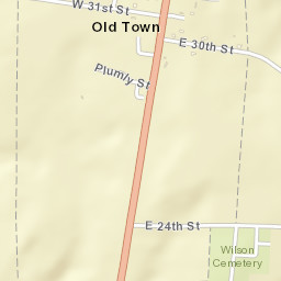 Old Town Arkansas Street Map