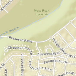 Highland Crest Alabama Street Map