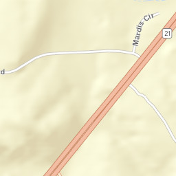 Mardisville Alabama Street Map