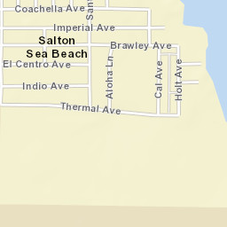 Salton Sea Beach California Street Map