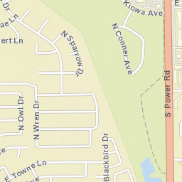 2500 South Power Road, Mesa, AZ 85206 Street Map