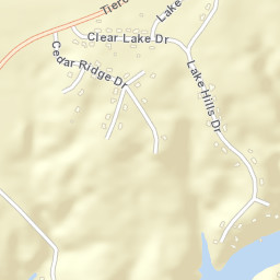 Lake Hills North Alabama Street Map