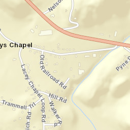 Laceys Chapel Alabama Street Map