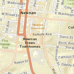 7 Jackson Street, Newnan, GA 30263, USA Street Map