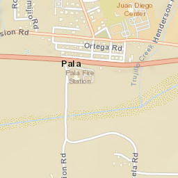 Pala California Street Map