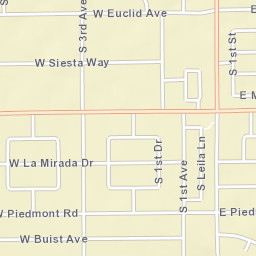 400-402 W Euclid Ave Phoenix AZ Street Map