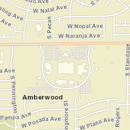Amberwood Arizona Street Map