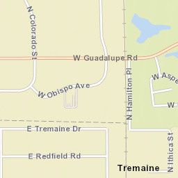 Tremaine Arizona Street Map