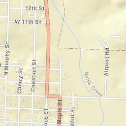 Lewisville Arkansas Street Map