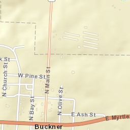Buckner Arkansas Street Map