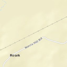 Roark Arkansas Street Map