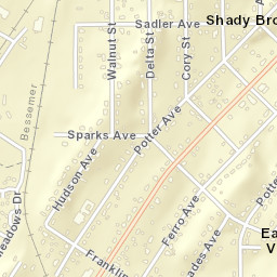 Eastern Valley Alabama Street Map