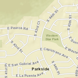 Parkside Arizona Street Map