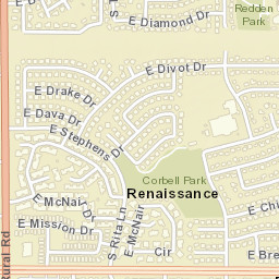 Renaissance Arizona Street Map
