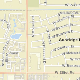 Sunridge IV Arizona Street Map