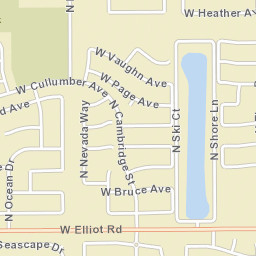 Elliot Rd & Cooper Rd, Pollack Cooper Plaza Street Map