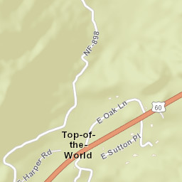Top-of-the-World Arizona Street Map