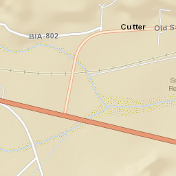 Cutter Arizona Street Map