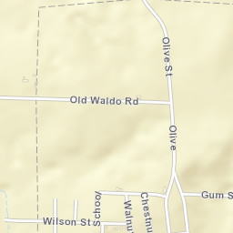 Water Well St McNeil Arkansas Street Map