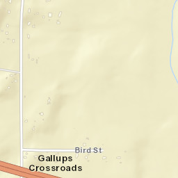 Gallups Crossroads Alabama Street Map