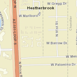 Heatherbrook Arizona Street Map