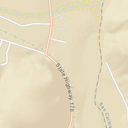 San Carlos Arizona Street Map