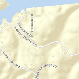 Chewalla Alabama Street Map