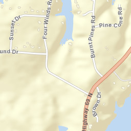 Burnt Pine Alabama Street Map