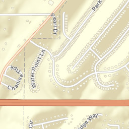 Parkwood Hills Alabama Street Map
