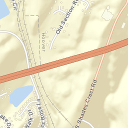 Rolling Ridge Alabama Street Map