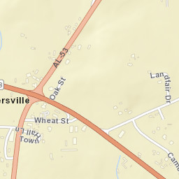 Harpersville Alabama Street Map