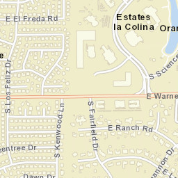 Estates La Colina Arizona Street Map
