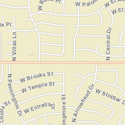 Brighton Place Arizona Street Map