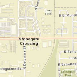 Stonegate Crossing Arizona Street Map