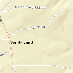 Sandy Land Arkansas Street Map