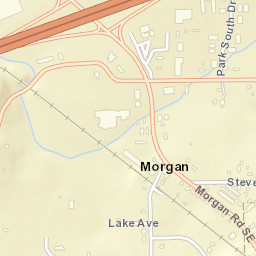 Morgan Alabama Street Map