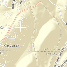 Eden Ridge Alabama Street Map