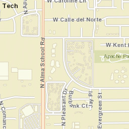 1125 West Manor Street, Chandler, AZ Street Map
