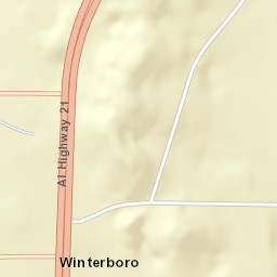 Winterboro Alabama Street Map