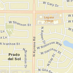 Prado del Sol Arizona Street Map