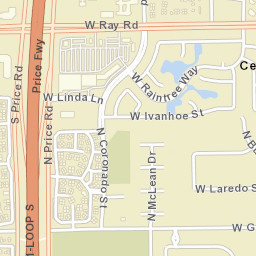Central Ridge Arizona Street Map