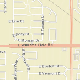 Higley Arizona Street Map