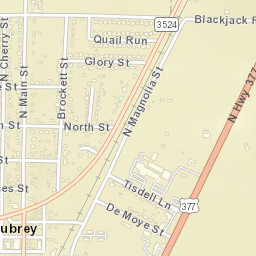 106-198 Farm to Market 428, Aubrey, TX Street Map