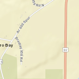 Moro Bay Arkansas Street Map