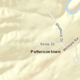 Pattersontown Alabama Street Map