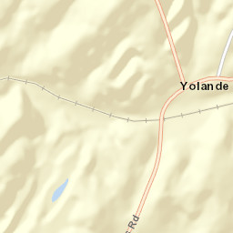 Yolande Alabama Street Map