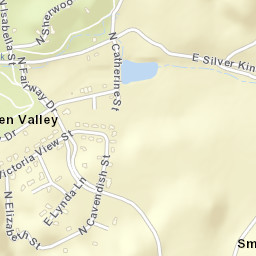 Queen Valley Arizona Street Map
