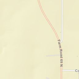 Farm to Market 69, Sulphur Bluff, TX Street Map