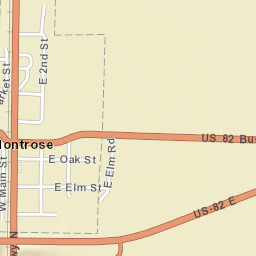 Montrose Arkansas Street Map